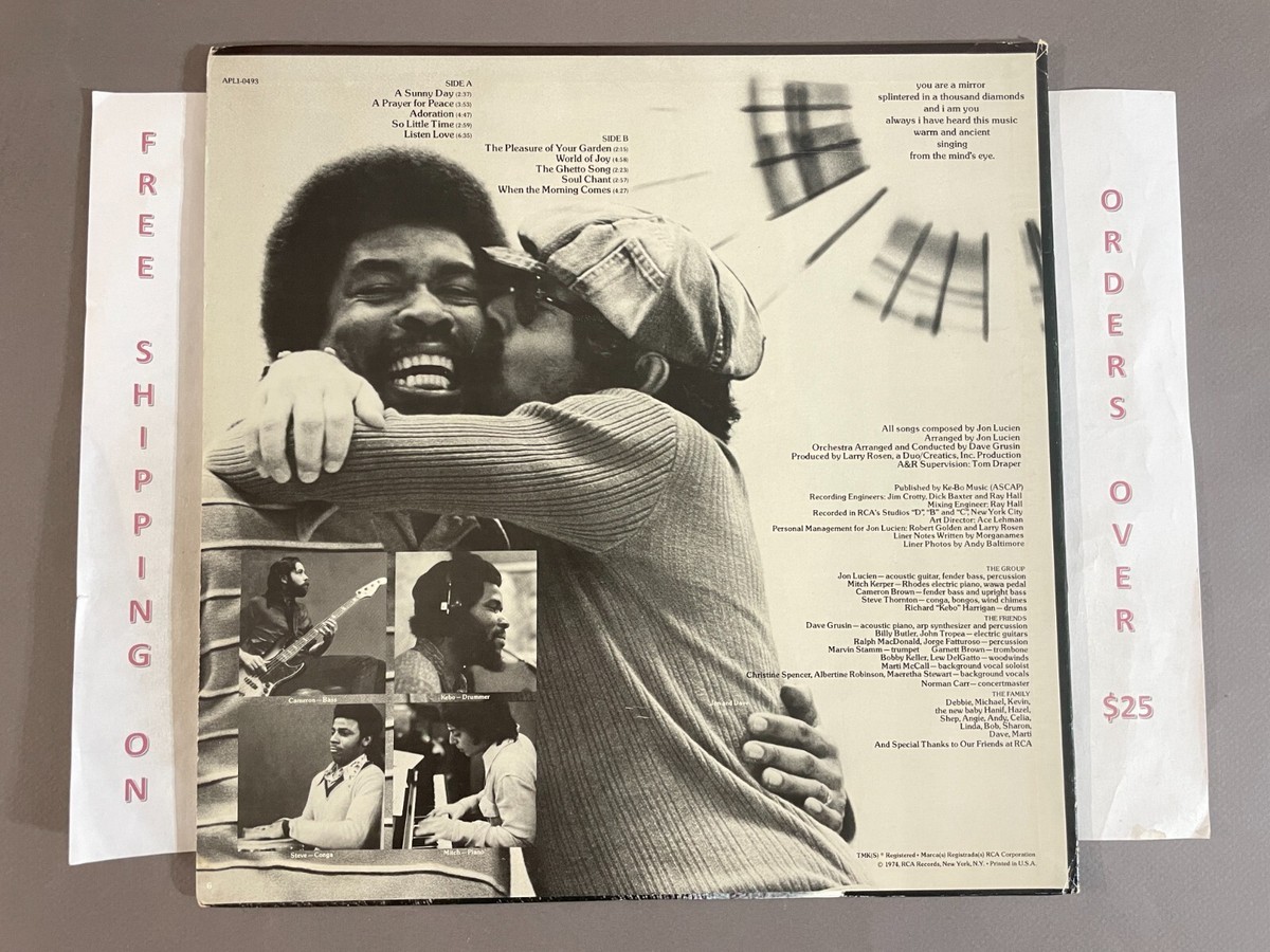 JON LUCIEN MIND'S EYE 1974 LP APL1-0493 Jon Lucien - Mind's