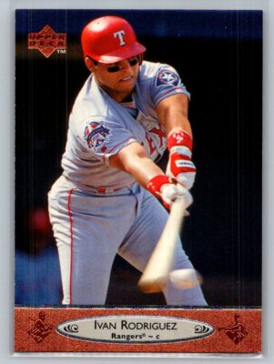 1996 Upper Deck #210 Ivan Rodriguez Texas Rangers Baseball Card | eBay