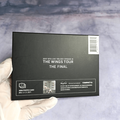 BTS 2017 THE WINGS TOUR Seoul The Final Official Mini Photo Card