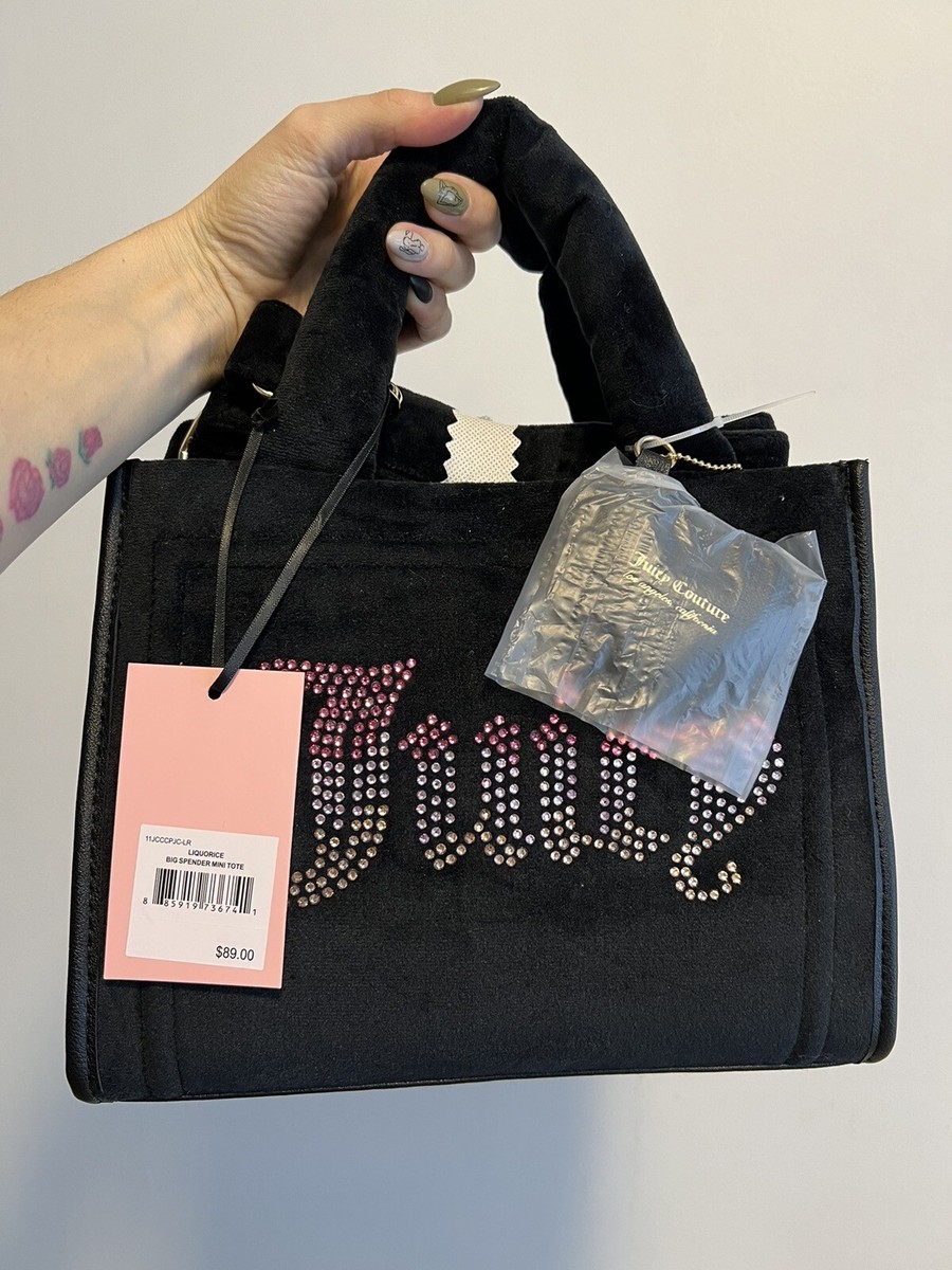 LIMITED Juicy Couture ombré rhinestones velour Velvet Big spender