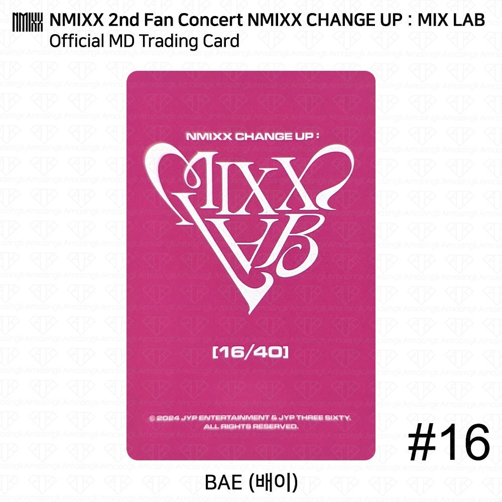 NMIXX 2nd Fan Concert NMIXX CHANGE UP : MIXX LAB MD Trading Card