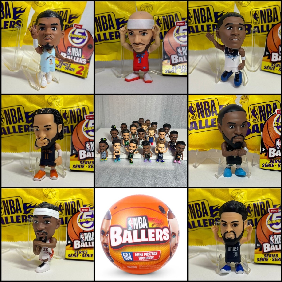 Zuru 5 Surprise NBA Ballers - Choose Your Own - You Pick! Series 2