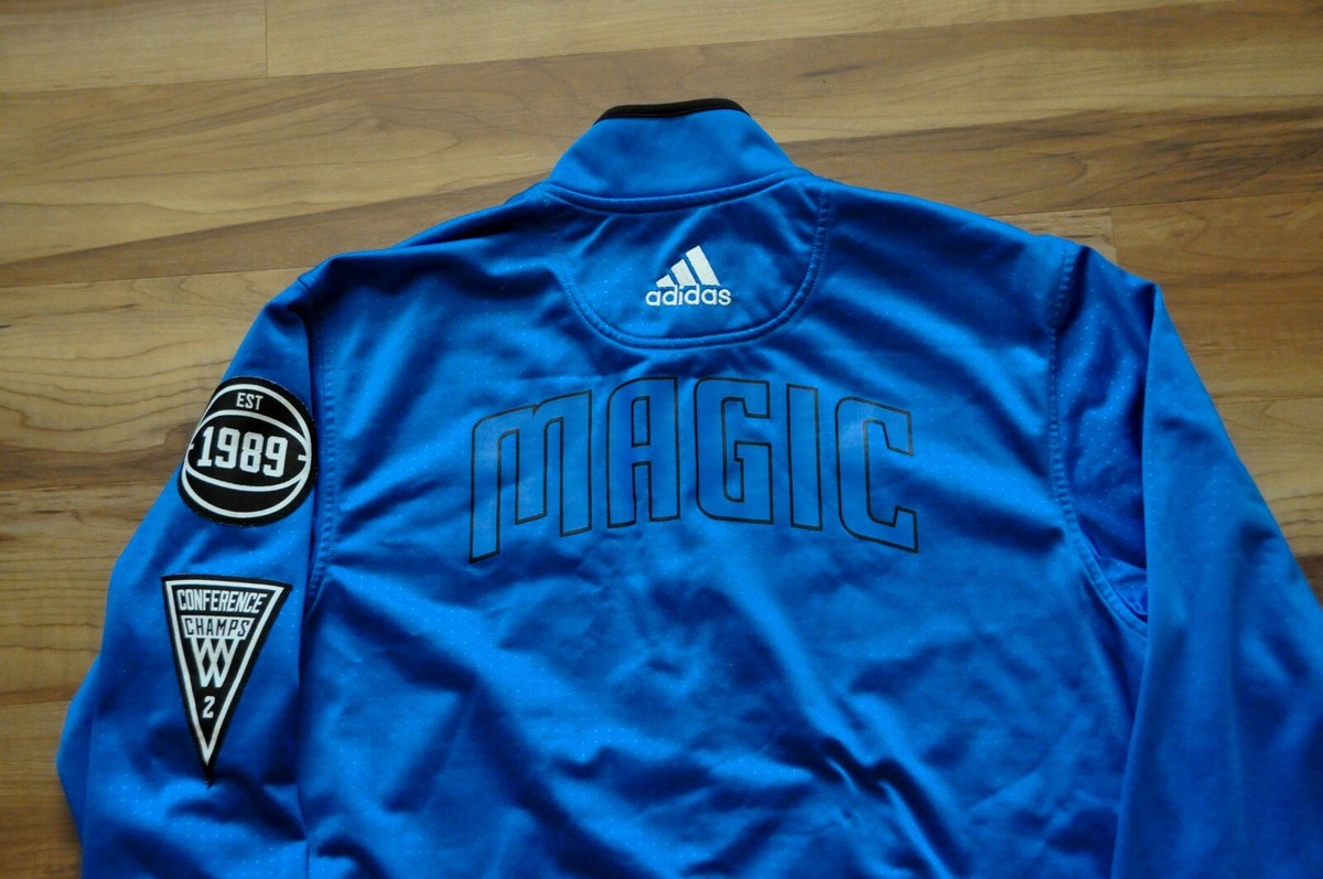 Orlando Magic Adidas Jacket Warmup NBA On-Court 15-16 Blue Men L