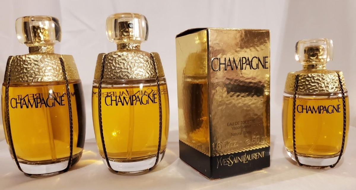 3 YSL CHAMPAGNE YVES SAINT LAURENT perfume 3.3oz 100ml + 50ml RARE