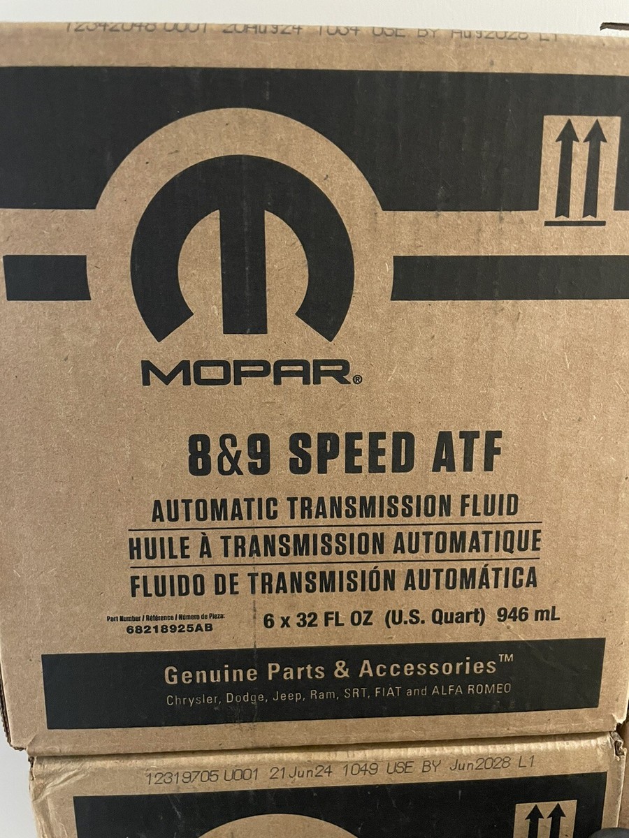 Mopar 8&9 Speed ATF fluid For 8/9 Speed Transmissions 68218925AB