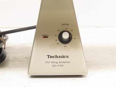 Technics SH-F101 FM Wing Radio Antenna All Cables Ready to Go