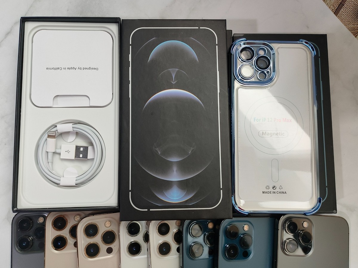 Apple iPhone 12 Pro Max 512GB 256GB 128GB Unlocked Good Condition