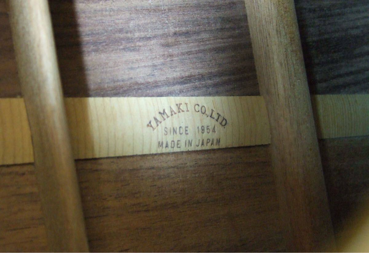 Acoustic Guitar Yamaki YM-500 Natural Made in Japan 1970s with