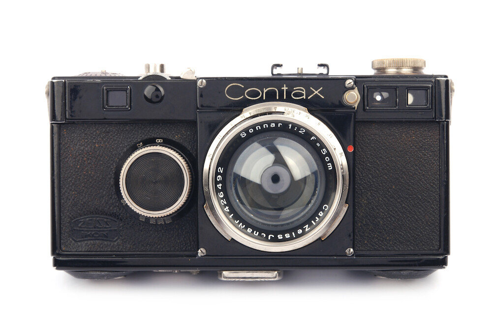 ジャンク品CONTAX 一眼レフカメラCarl ZeissTessar28/45 ☆超極上美品