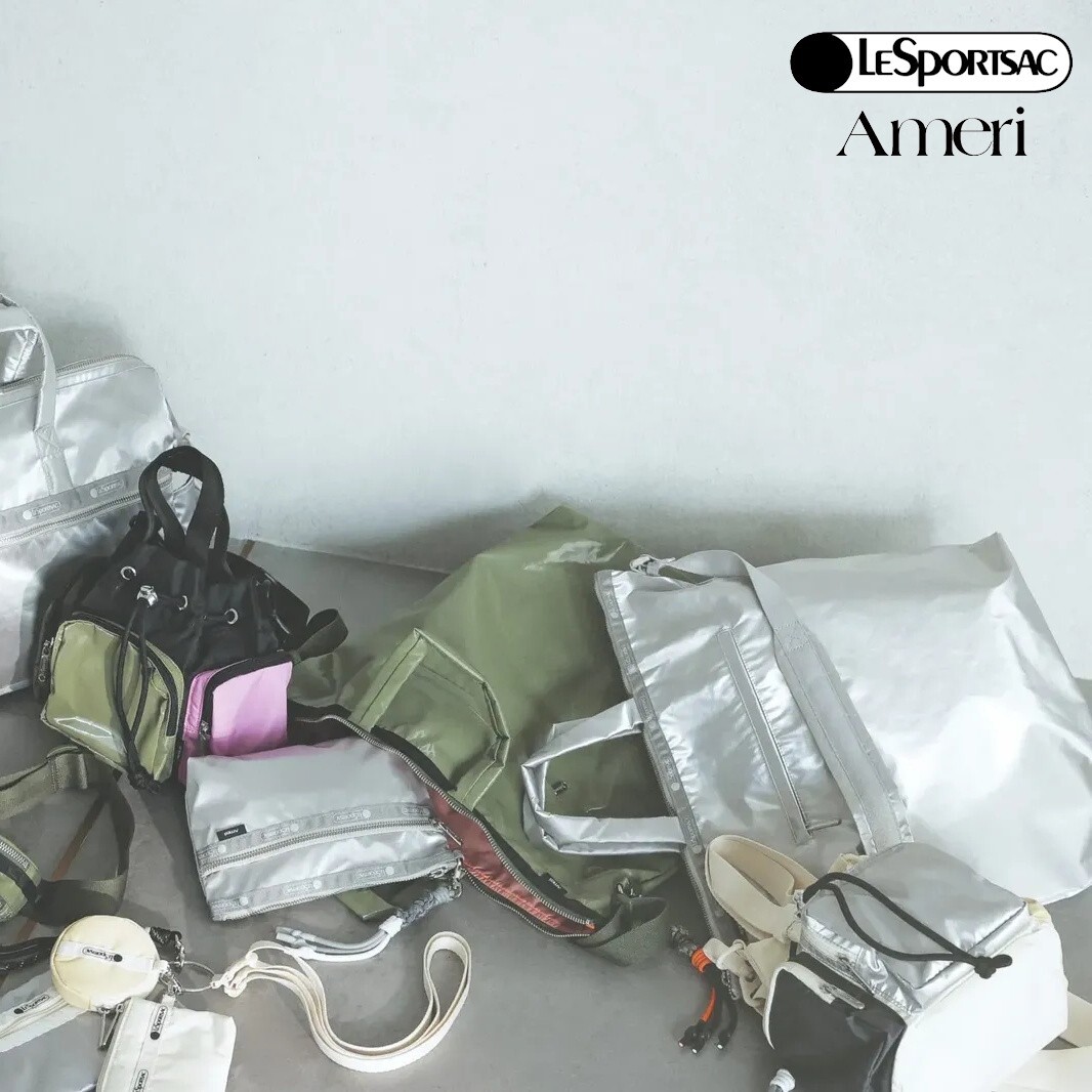 LeSportsac x Ameri Nylon WEEKENDER CARRY TTE BELT BAG CLUTCH etc