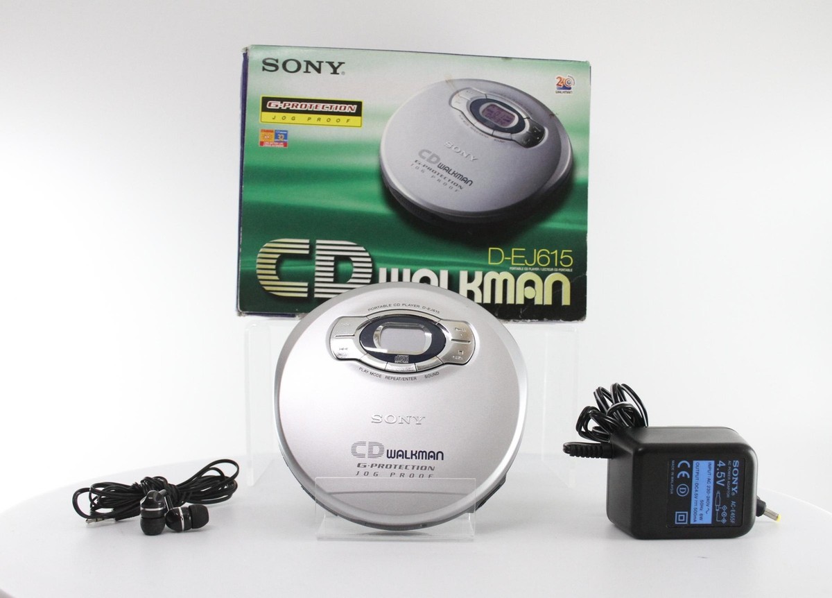 Boxed Sony CD Walkman Personal Portable Compact Disc Player (D