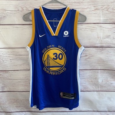 Nike Stephen Curry Youth Boys XL Golden State Warriors Jersey Blue