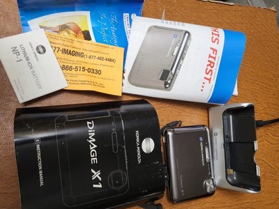 Konica Minolta DiMAGE X1 8.0MP Digital Camera - Silver for sale