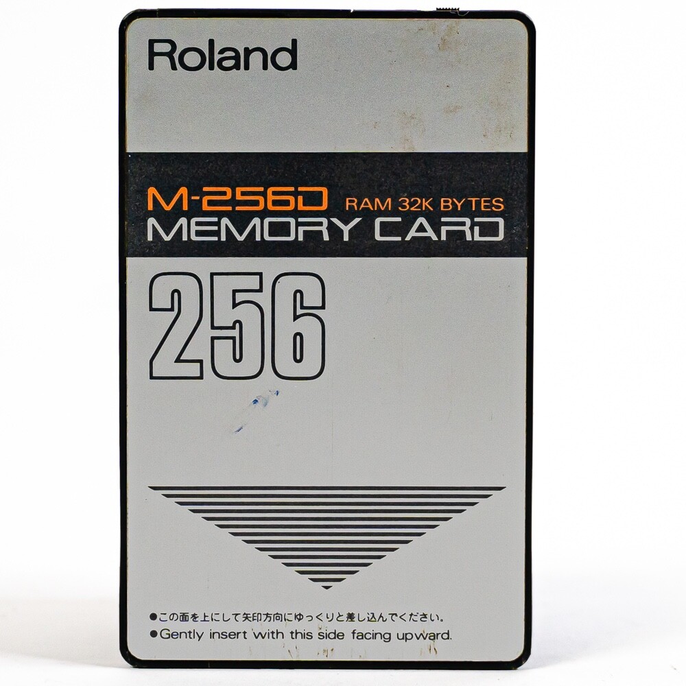Roland M-256D Memory Card Ram 32k Bytes for Synths and Drum