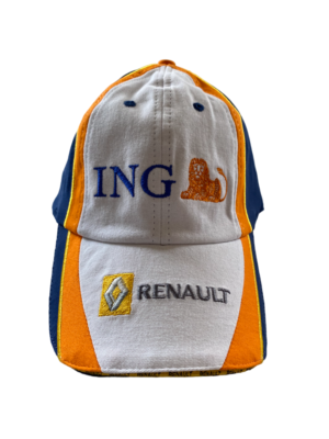 ING Renault F1 Team Hat (2008 Baseball Cap Fernando Alonso and