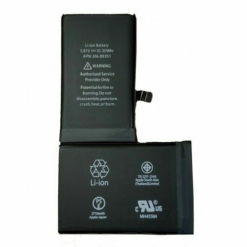 Replacement Internal Li-on 2716mAh Battery for All Apple Iphone 10