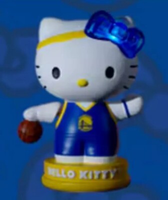 Golden State Warriors Hello Kitty Bobblehead Bow Lights Up 11/28