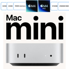 2024 Apple Mac Mini M4 10 Core 4.5GHz 16GB RAM 256GB SSD MU9D3LL/A