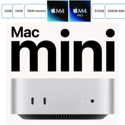 2024 Apple Mac Mini M4 10 Core 4.5GHz 16GB RAM 256GB SSD MU9D3LL/A