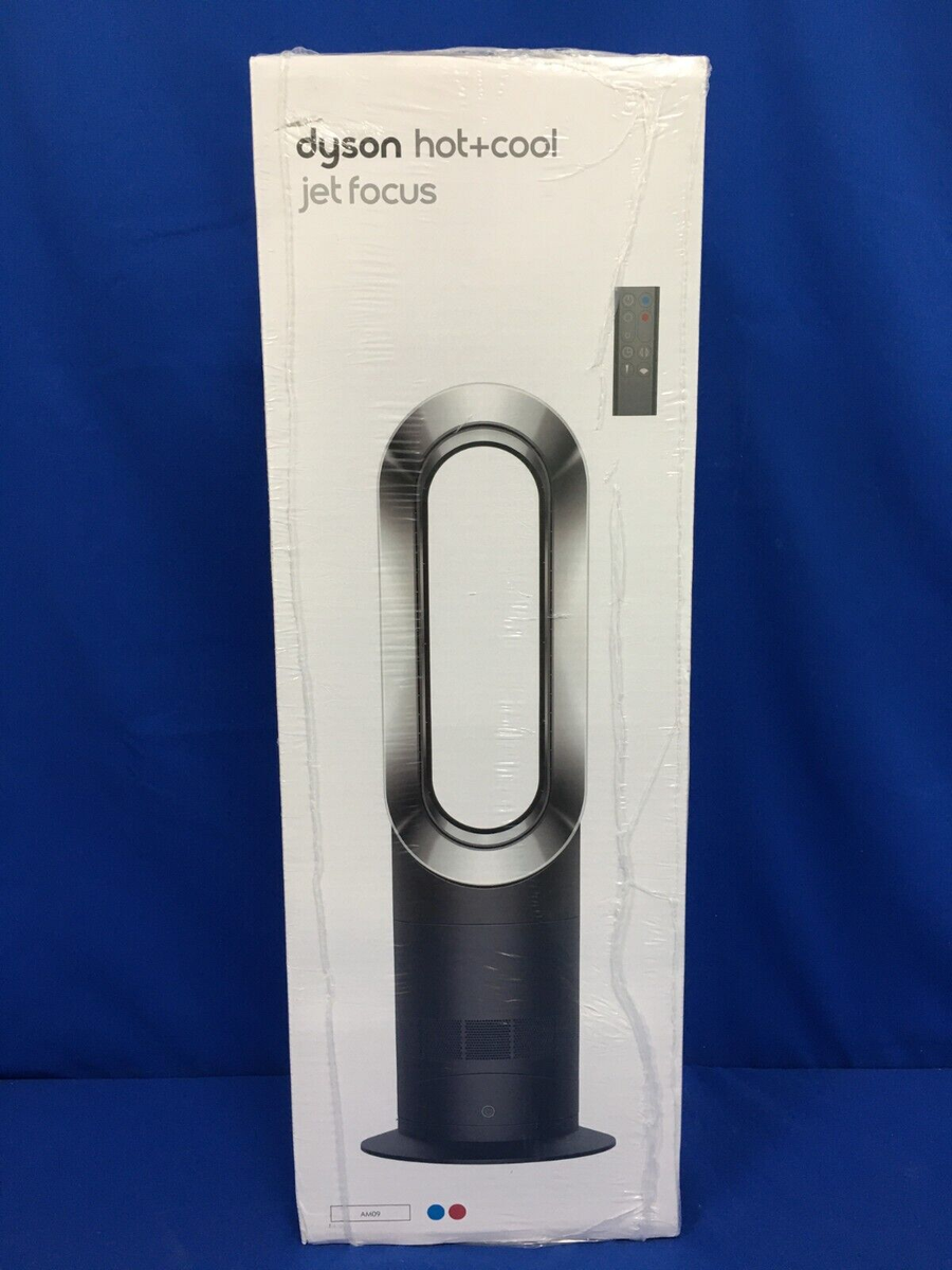 Dyson AM09 Hot+Cool Jet Focus Fan Heater - Black/Nickel - NEW | eBay