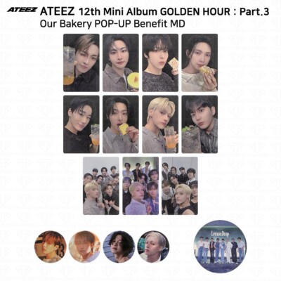 ATEEZ 12th Mini Golden Hour Part.3 Our Bakery POPUP Benefit