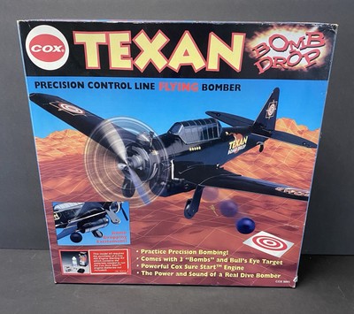 Cox 049 Texan Bomb Drop Control Line Model Airplane - Unused- NOS