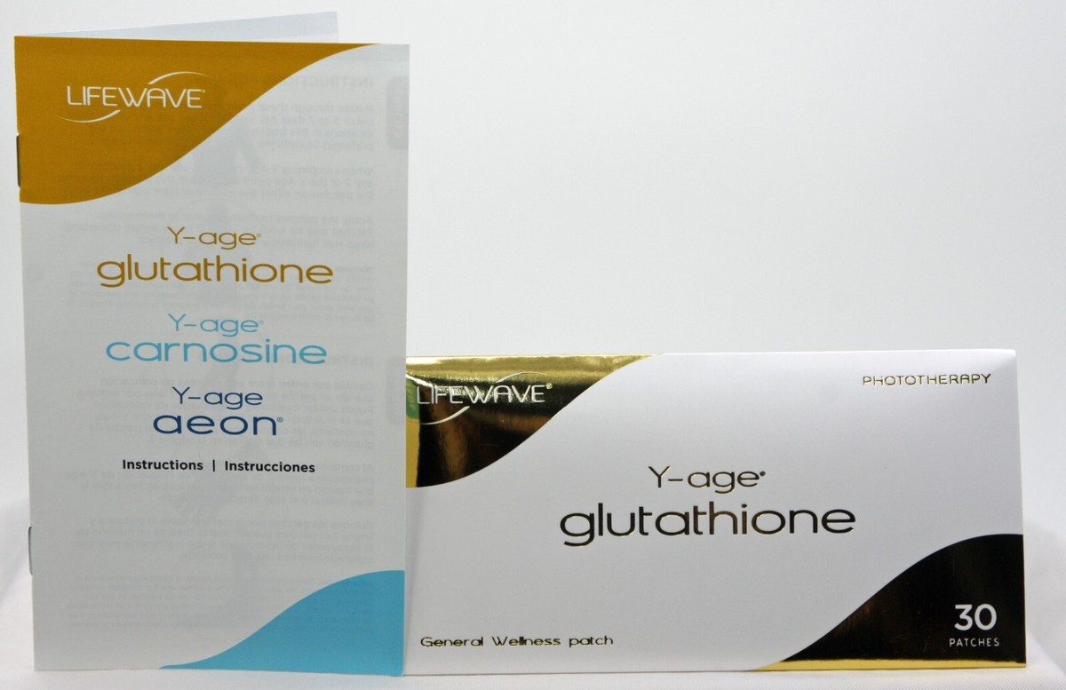 LifeWave Y-age Glutathione Phototherapy Patches, 30 Patches - Exp