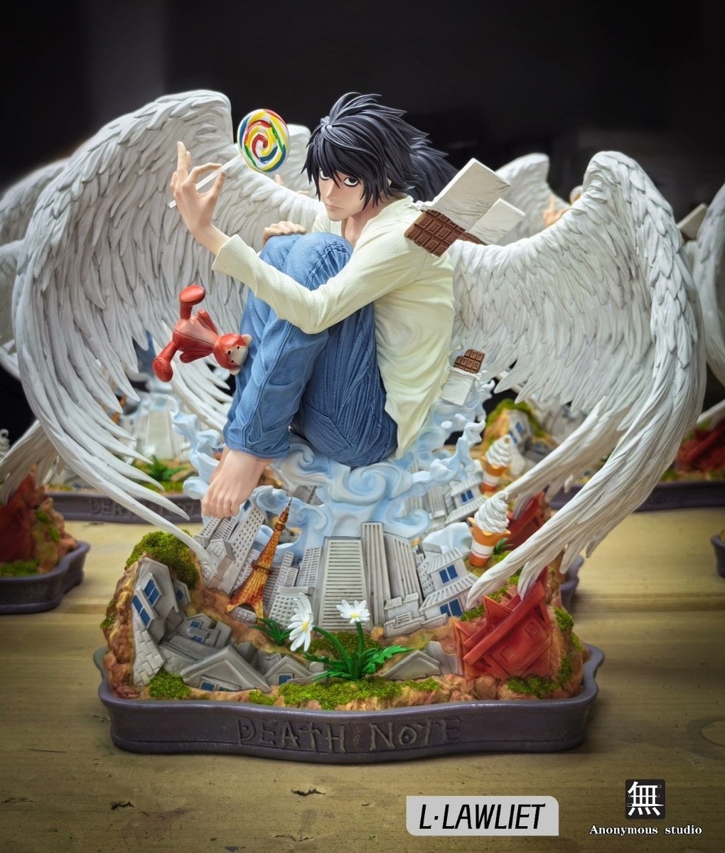 New Anonymous Studio L·Lawliet Death Note Statue 1/6 Resin Figure