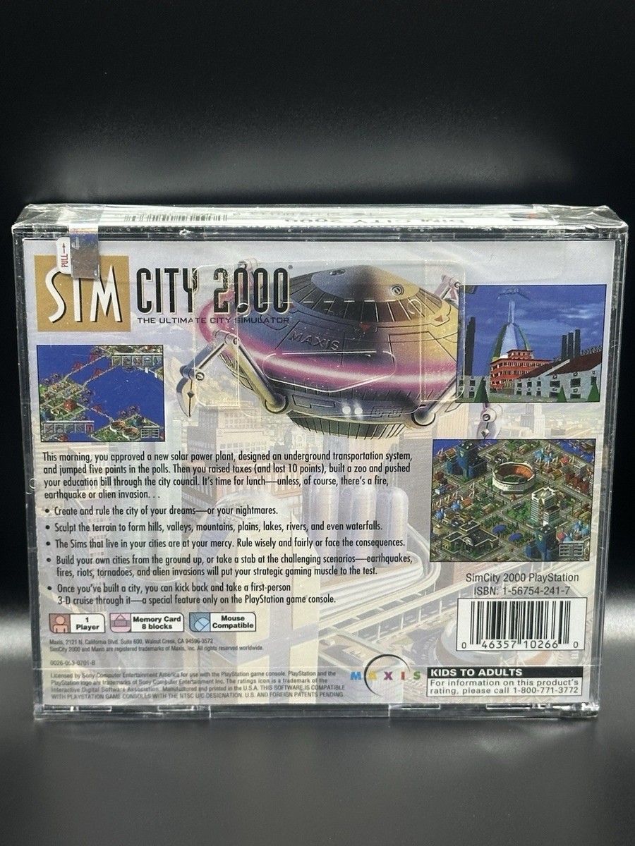 SimCity 2000 (Sony PlayStation 1, 1996) for sale online | eBay