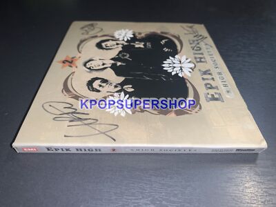 Epik High 2nd Album High Society Autographed Signed CD Great Tablo
