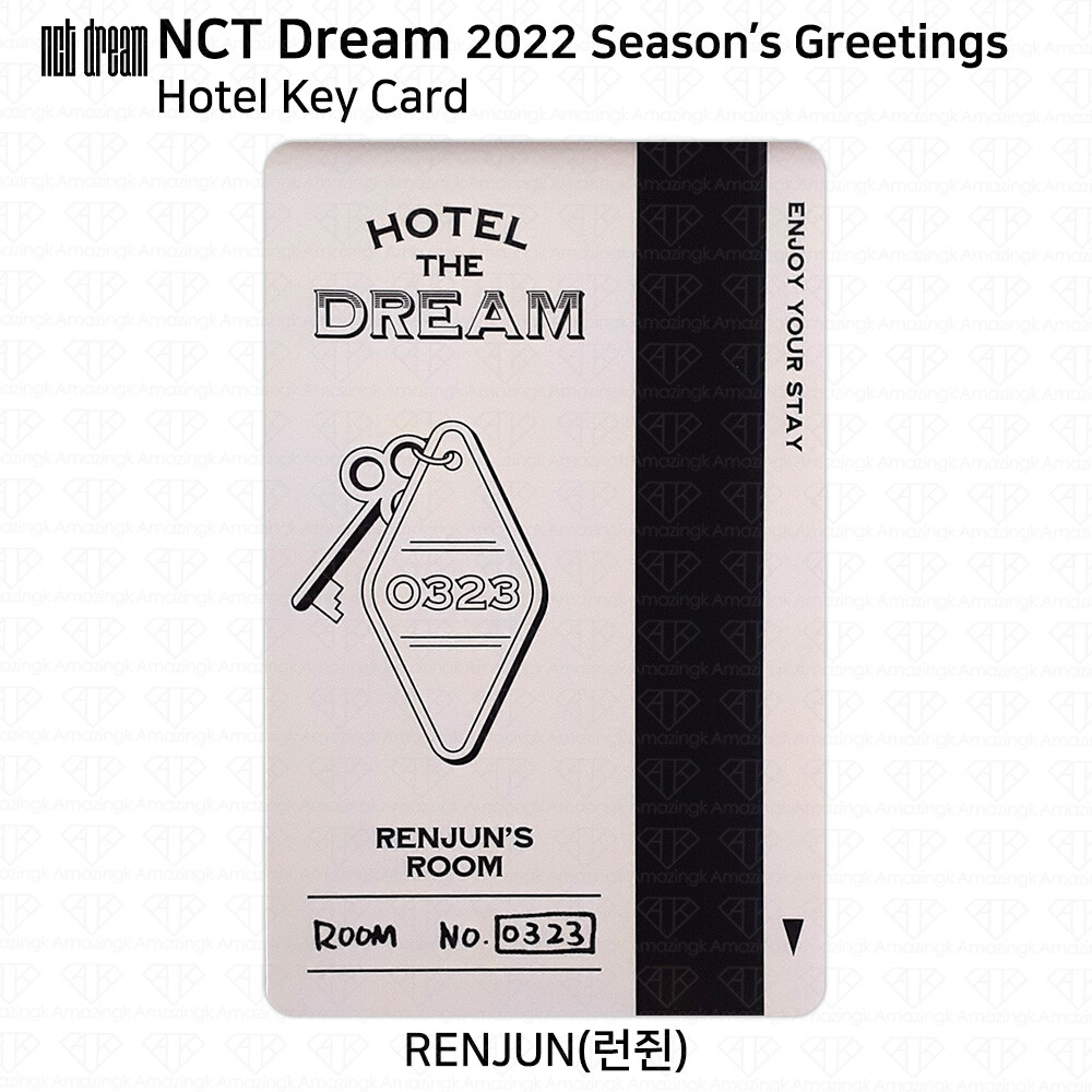 NCT Dream 2022 Season's Greetings Photocard Postcard Door Hanger