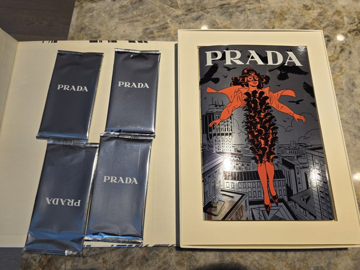 2025 New PRADA novelty sticker book Limited Edition Collectors