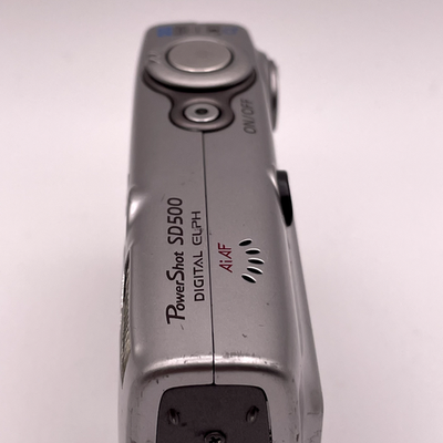 Canon PowerShot SD500 7.1MP Digital Camera – Silver – Tested