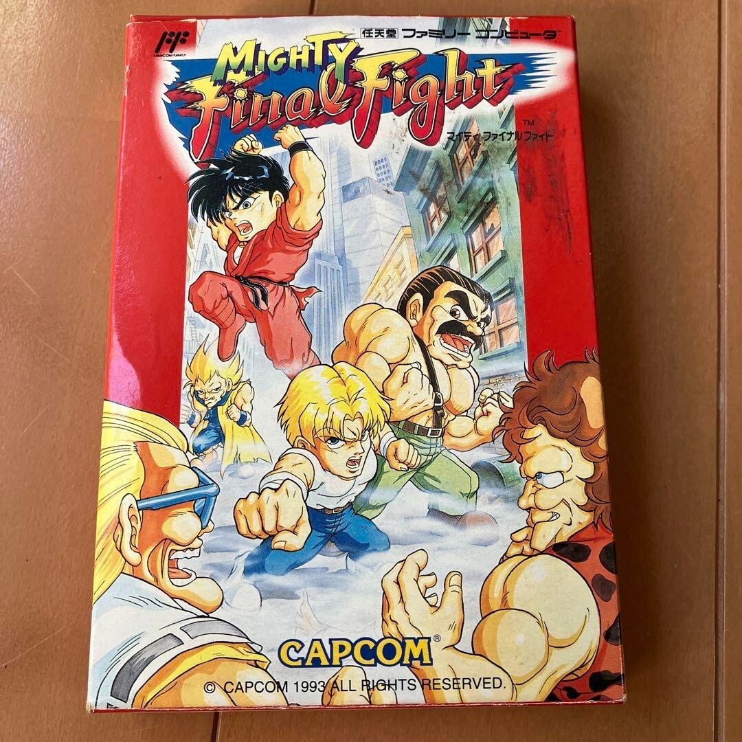 Capcom Mighty Final Fight FC Game CAP-SD Video Game With Box From