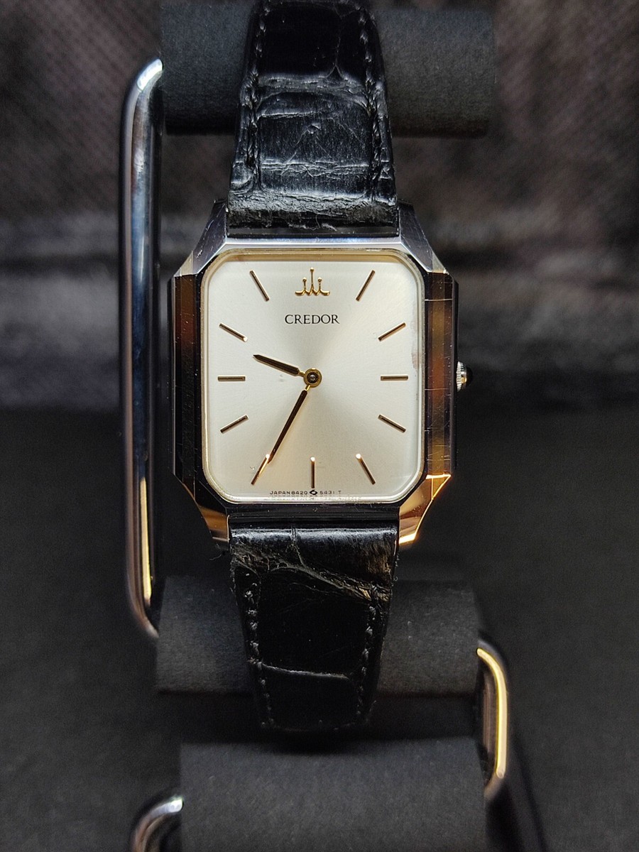稼働品セイコー クレドール 8420-5370 レディース腕時計 Good 【70139