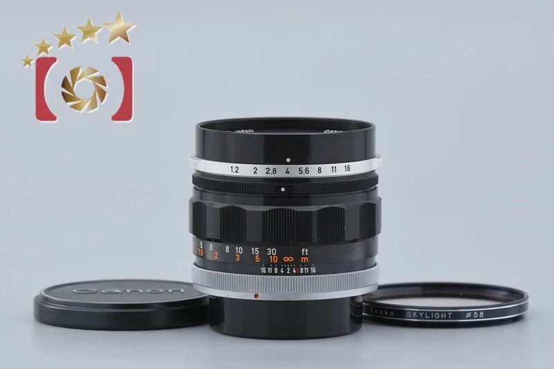Canon f/1.2 Camera Lenses 58mm Focal for sale | eBay