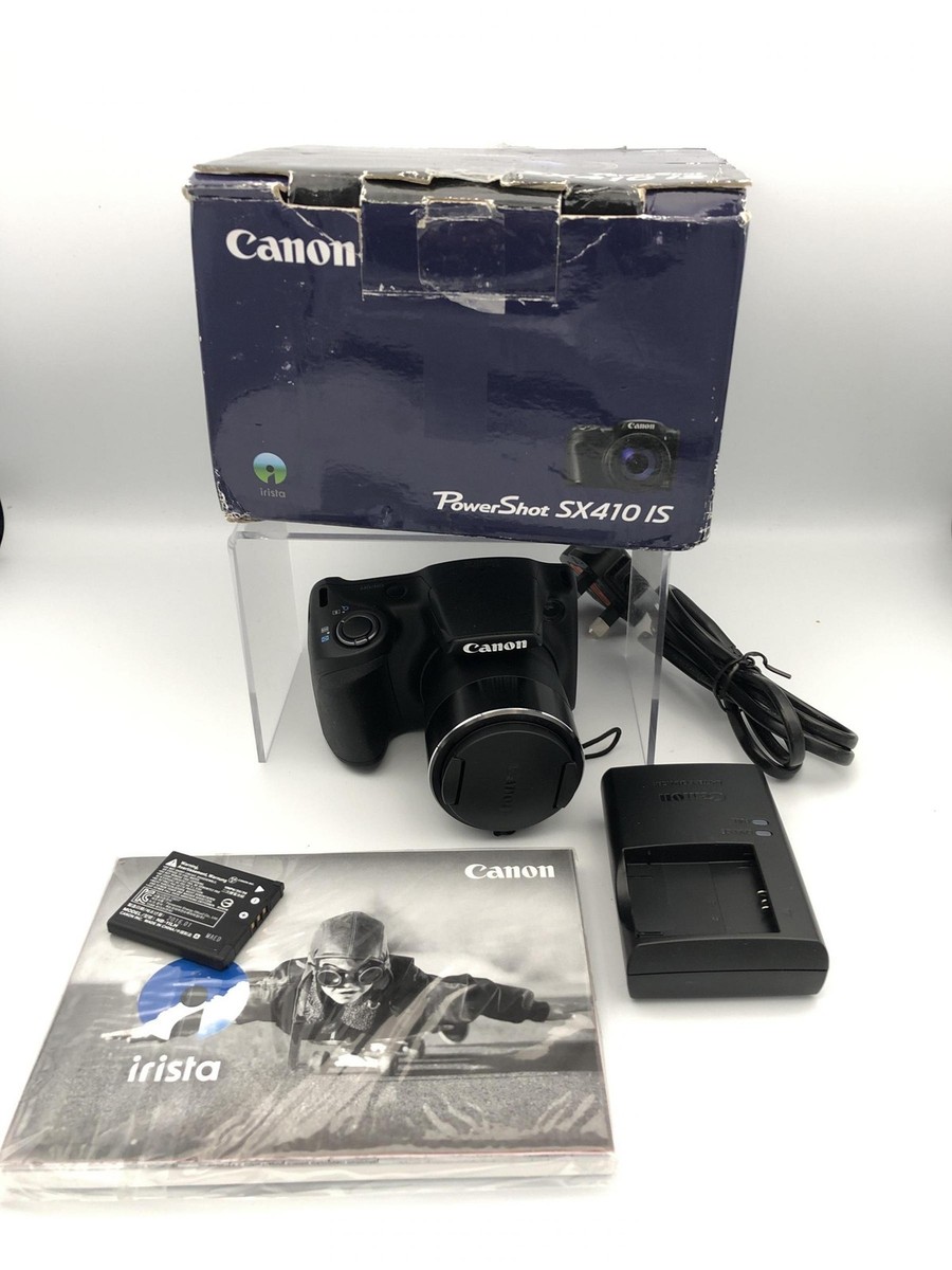 Canon PowerShot SX410 IS 20.0MP Digital Camera - Black (Kit w/ 24