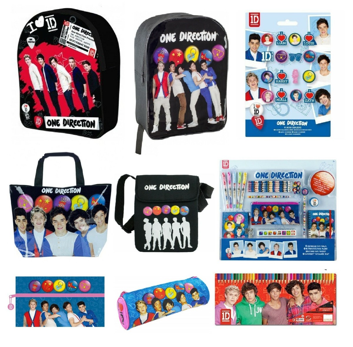 One Direction SUPER FAN Back To School Sets - Stationery Set