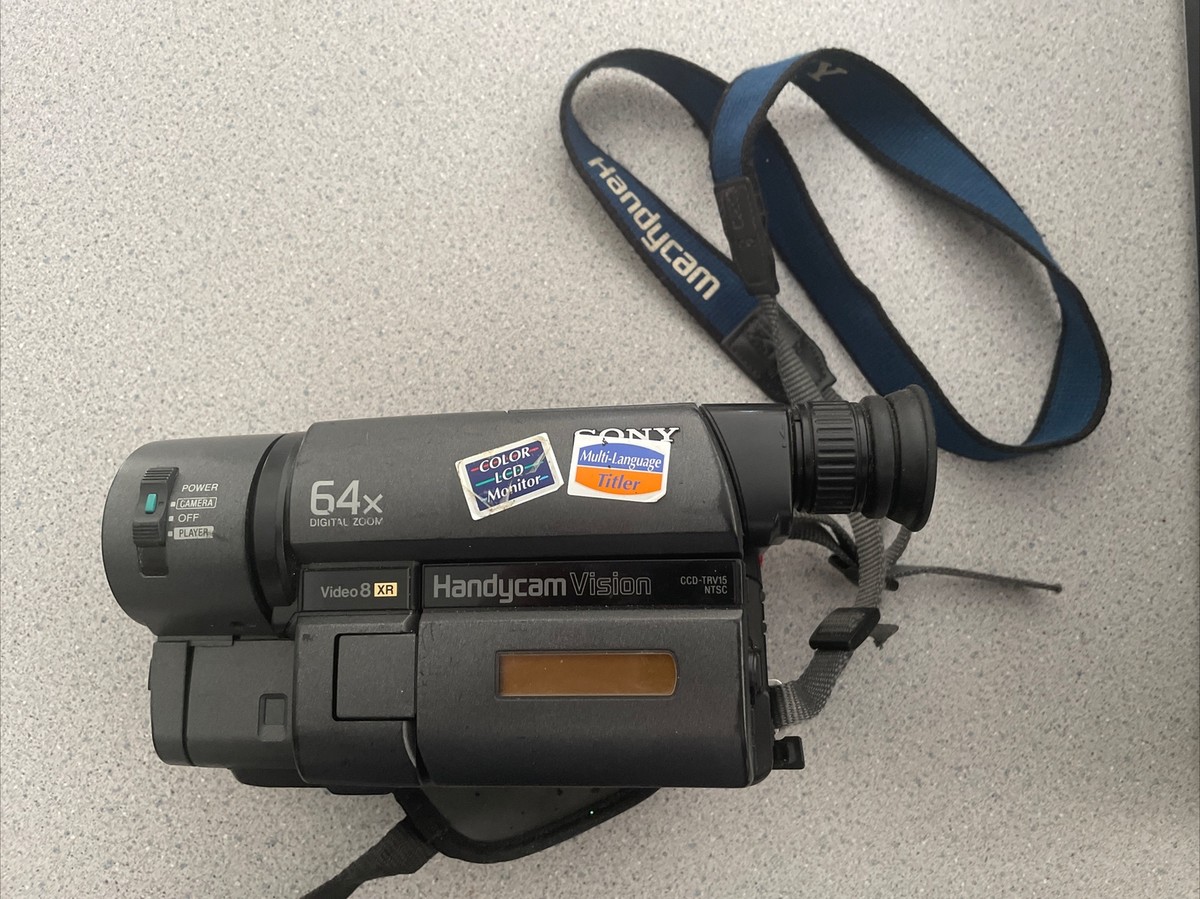 Sony Handycam Vision CCD-TRV15 8mm VIDEO8xr 64x Digital Zoom