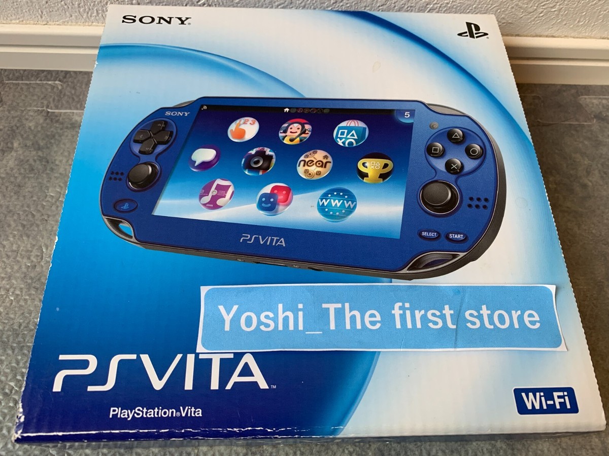 SONY PlayStation PS Vita PCH-1000 ZA04 Sapphire Blue Wi-Fi Boxed
