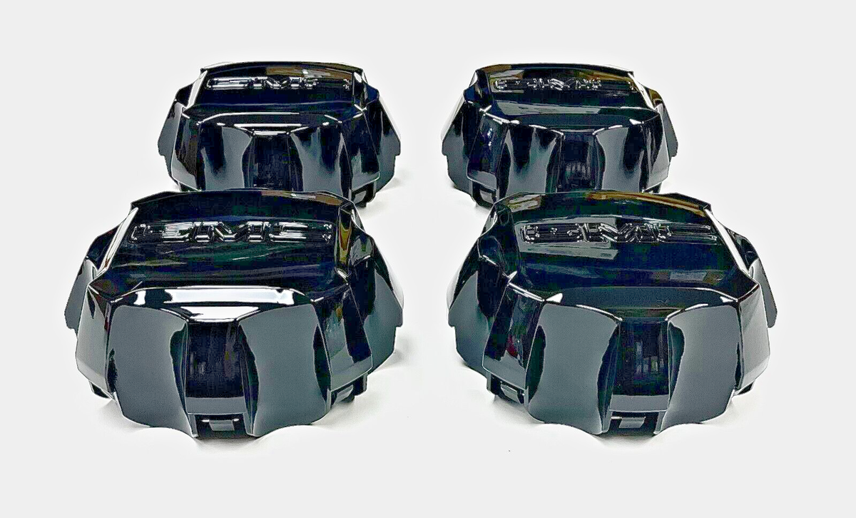 2020-2024 GMC Sierra HD Black Center Cap 84465268 Qty 4 Black w