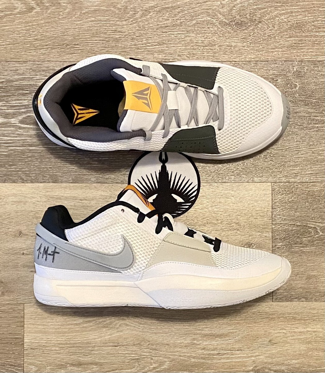 Nike Ja 1 'Wet Cement' Light Smoke Grey Black Basketball DR8785