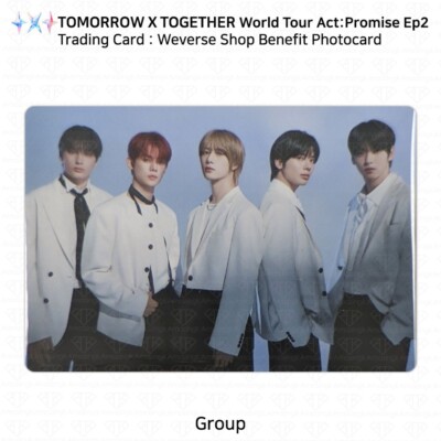 TXT World Tour Act : Promise Ep2 Trading Card Weverse Shop Benefit