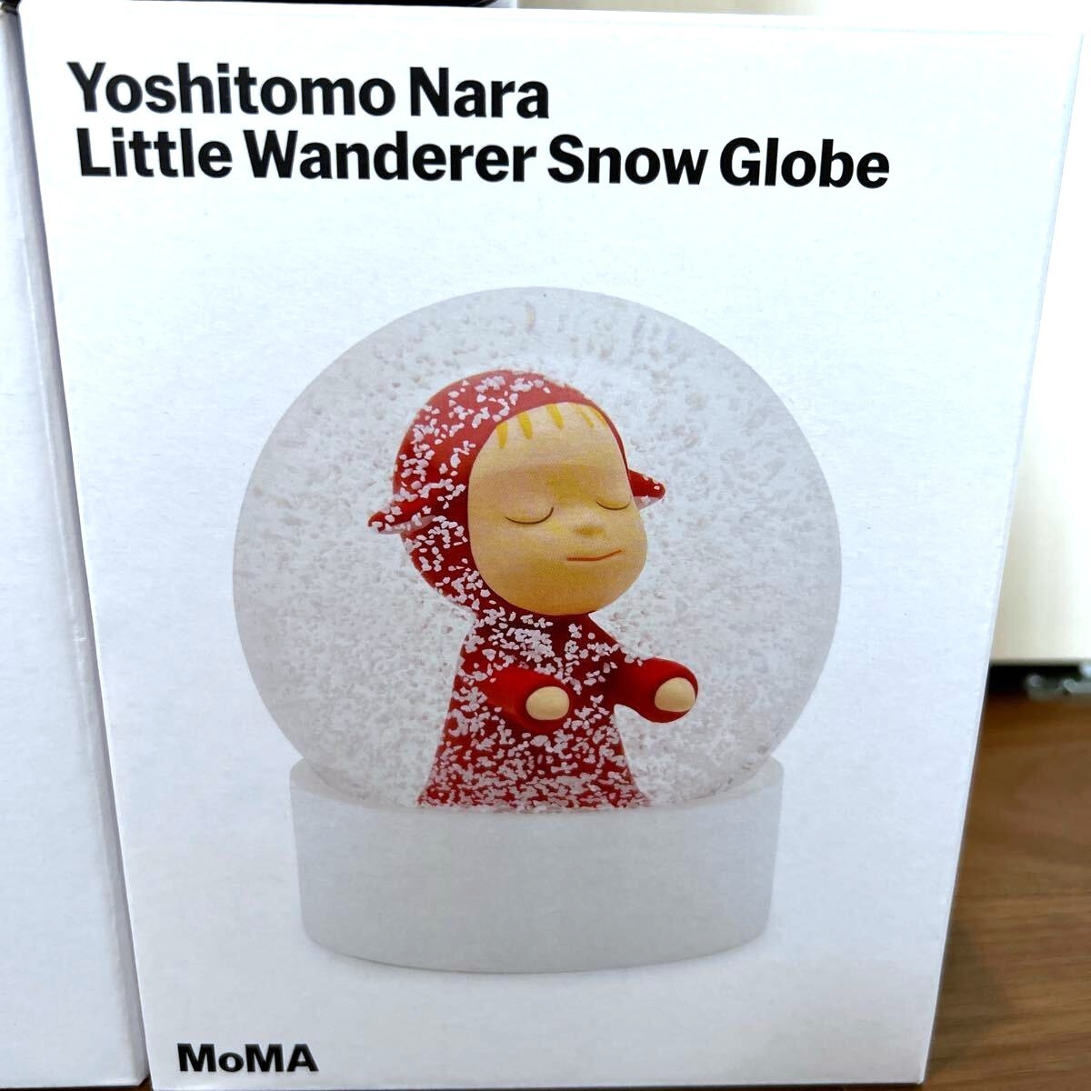 Yoshitomo Nara Little Wanderer Snow Globe Red MoMA Exclusive New