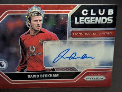 David Beckham 2021-22 Panini Prizm Club Legends Signatures Asia