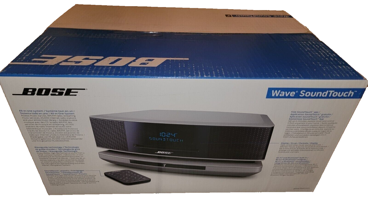 Bose Wave SoundTouch Music System IV Audio CD AM/FM Radio Wi-Fi BT