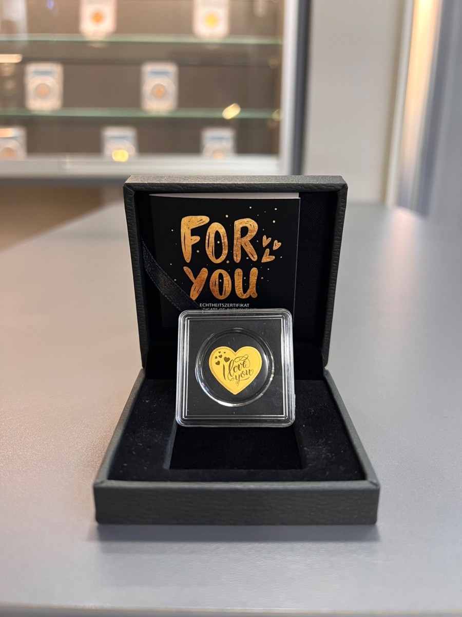 1/1000 Oz Gold Coin 3000 Francs Chad Heart Shape Coin | eBay