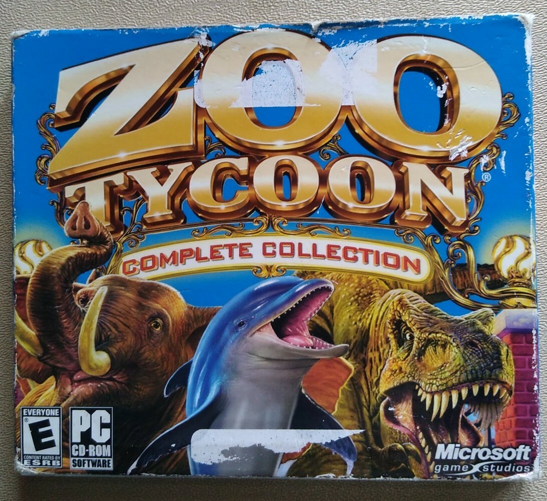 Zoo Tycoon Complete Collection PC CD-ROM Game 2 Disc Set Windows