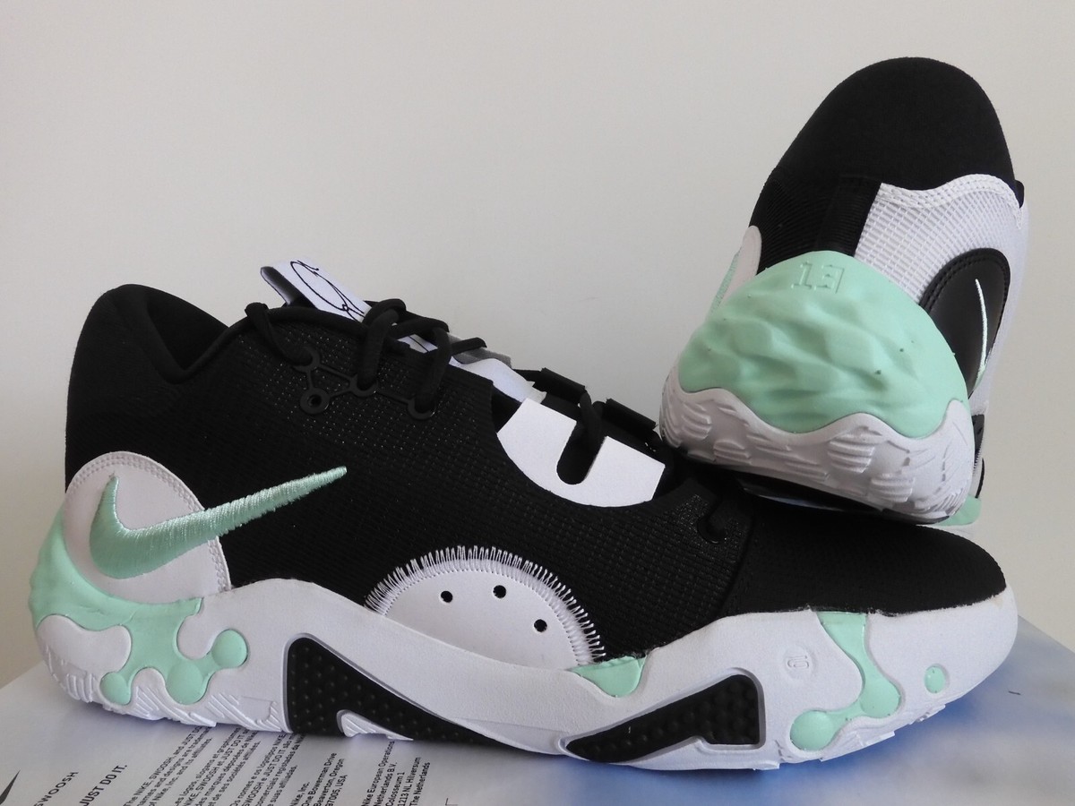 NIKE PG 6 PAUL GEORGE BLACK-MINT FOAM-WHITE SZ 15 [DC1974-001] | eBay
