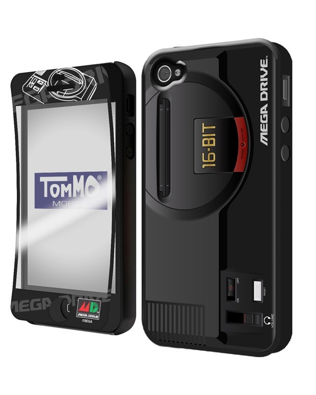 iPhone 5/5s Silicon Case with Screen Protector (SEGA Mega Drive